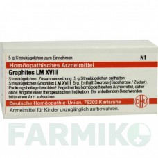 ГРАФИТЕС (GRAPHITES) LM XVIII глобули 5 г - Гомеопатия DHU