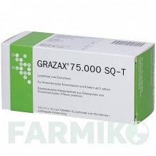 ГРАЗАКС (GRAZAX) 75000 SQ-T таблетки 100 шт - Активные вещества AXICORP PHARMA