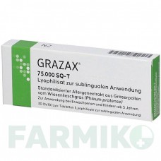 ГРАЗАКС (GRAZAX) 75000 SQ-T таблетки 30 шт - Активні речовини PHARMA GERKE