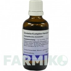 ГРИНДЕЛИЯ КОМПЛЕКС (GRINDELIA KOMPLEX) жидкость 50 мл - Гомеопатия HANOSAN