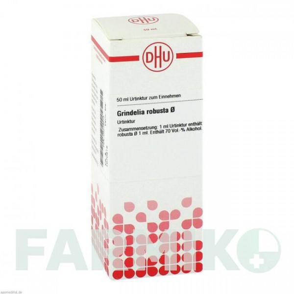 ГРИНДЕЛИЯ РОБУСТА (GRINDELIA ROBUSTA) D 1 раствор 50 мл - Гомеопатия DHU