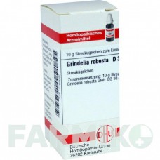 ГРИНДЕЛИЯ РОБУСТА (GRINDELIA ROBUSTA) D 3 глобули 10 г - Гомеопатия DHU