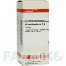 ГРИНДЕЛИЯ РОБУСТА (GRINDELIA ROBUSTA) D 4 таблетки 80 шт - Гомеопатия DHU
