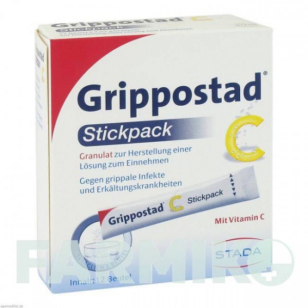 ГРИППОСТАД (GRIPPOSTAD) гранулы 12 шт - Парацетамол, Другое STADA