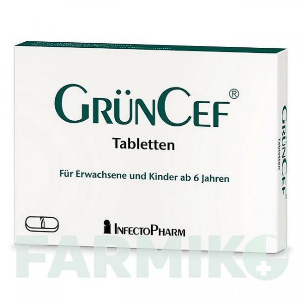 ГРИНЦЕФ (GRUNCEF) 1 г таблетки 10 шт - Цефадроксил INFECTOPHARM