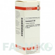 ГУАЯКУМ (GUAIACUM) D 30 раствор 20 мл - Гомеопатия DHU