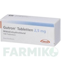 ГУТРОН (GUTRON) 2,5 мг таблетки 100 шт - Мідодрин 1 0 1 CAREFARM