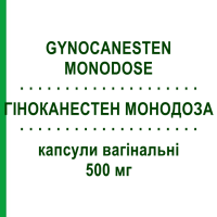 ГИНОКАНЕСТЕН МОНОДОЗА (GYNOCANESTEN MONODOSE) 500 мг капсулы вагинальные 1 шт - Клотримазол BAYER