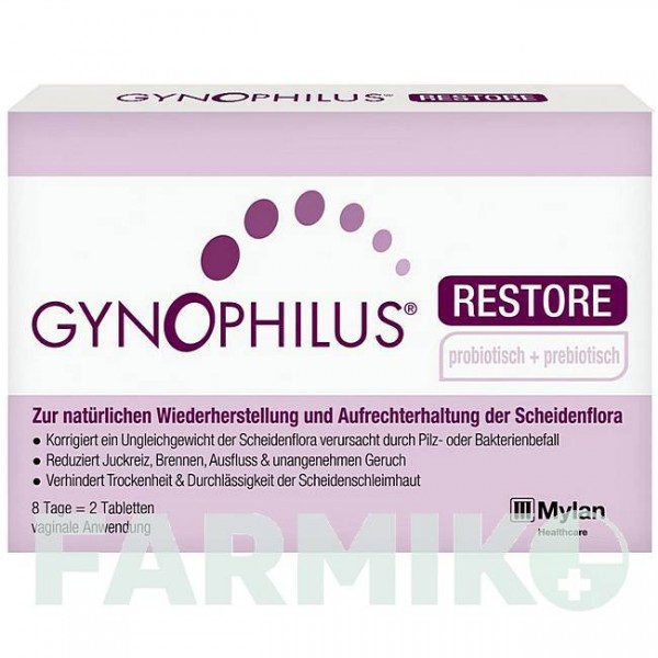 ГІНОФІЛУС (GYNOPHILUS) таблетки 2 шт - Активні речовини VIATRIS