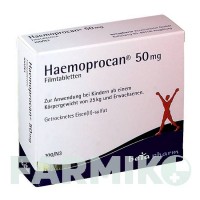 ГЕМОПРОКАН (HAEMOPROCAN) 50 мг таблетки 100 шт - Железо (II) сульфат BETAPHARM