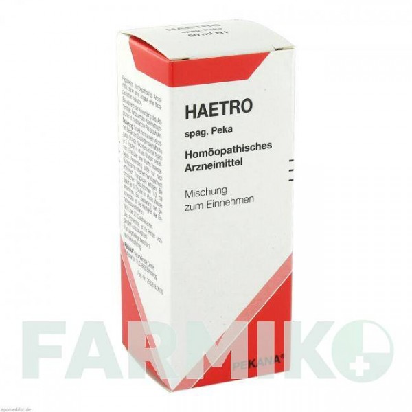 ХЕТРО (HAETRO) краплі 50 мл - Гомеопатія PEKANA NATURHEILMITTEL