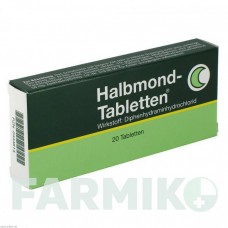 ХАЛБМОНД (HALBMOND) таблетки 20 шт - Дифенгідрамін CHEPLAPHARM