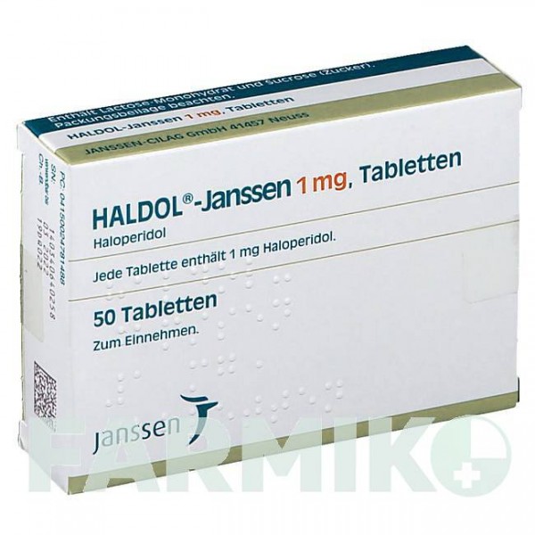 ГАЛДОЛ (HALDOL) 1 мг таблетки 50 шт - Галоперидол JANSSEN CILAG