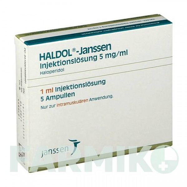 ГАЛДОЛ (HALDOL) 5 мг/мл розчин 5x1 мл - Галоперидол JANSSEN CILAG