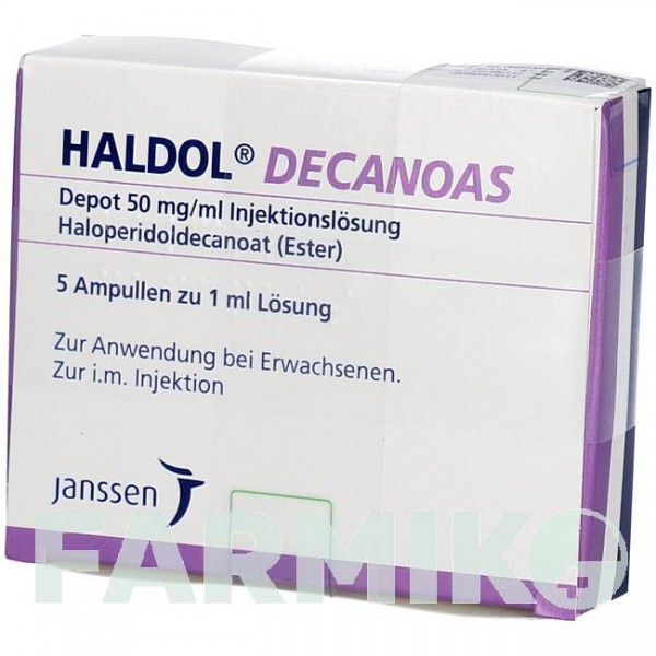ГАЛДОЛ (HALDOL) 50 мг/мл раствор 5x1 мл - Галоперидол FD PHARMA