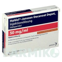 ГАЛДОЛ (HALDOL) 50 мг/мл раствор 5x3 мл - Галоперидол JANSSEN CILAG