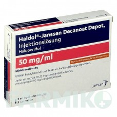 ГАЛДОЛ (HALDOL) 50 мг/мл раствор 5x3 мл - Галоперидол JANSSEN CILAG