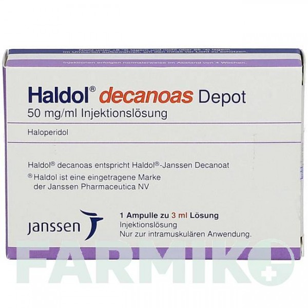ГАЛДОЛ (HALDOL) 50 мг/мл раствор 1x3 мл - Галоперидол KOHLPHARMA