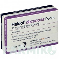 ГАЛДОЛ (HALDOL) 50 мг/мл раствор 5x1 мл - Галоперидол KOHLPHARMA