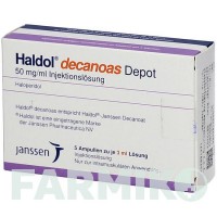 ГАЛДОЛ (HALDOL) 50 мг/мл раствор 5x3 мл - Галоперидол KOHLPHARMA