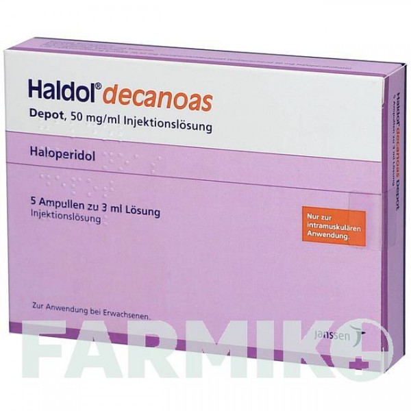 ГАЛДОЛ (HALDOL) 50 мг/мл розчин 5x3 мл - Галоперидол ORIFARM