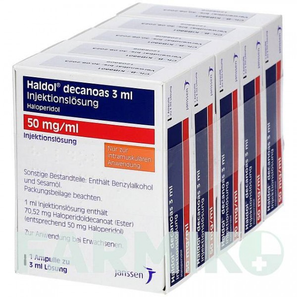 ГАЛДОЛ (HALDOL) розчин 5x3 мл - Галоперидол DOCPHARM