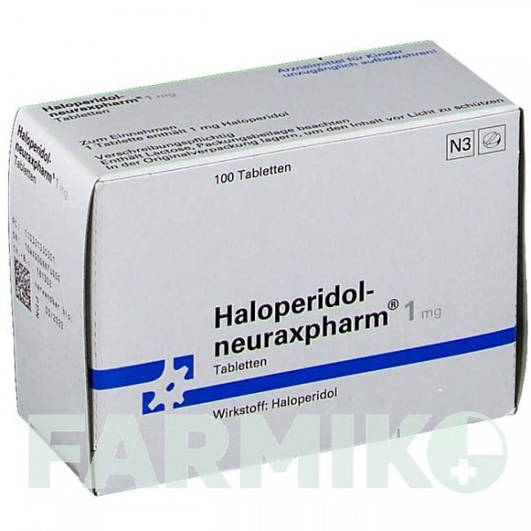 ГАЛОПЕРИДОЛ (HALOPERIDOL) 1 мг таблетки 100 шт - Галоперидол NEURAXPHARM