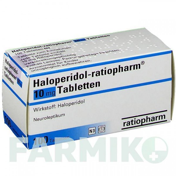 ГАЛОПЕРИДОЛ (HALOPERIDOL) 10 мг таблетки 100 шт - Галоперидол RATIOPHARM