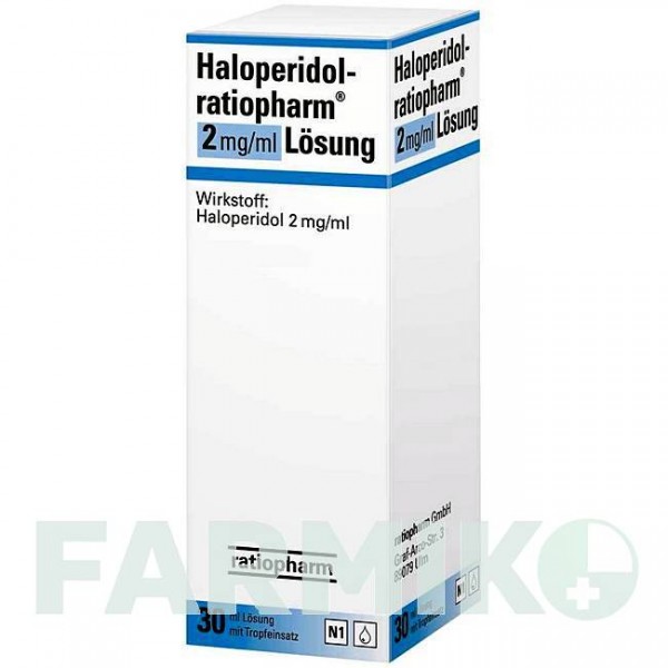 ГАЛОПЕРИДОЛ (HALOPERIDOL) 2 мг/мл раствор 30 мл - Галоперидол RATIOPHARM