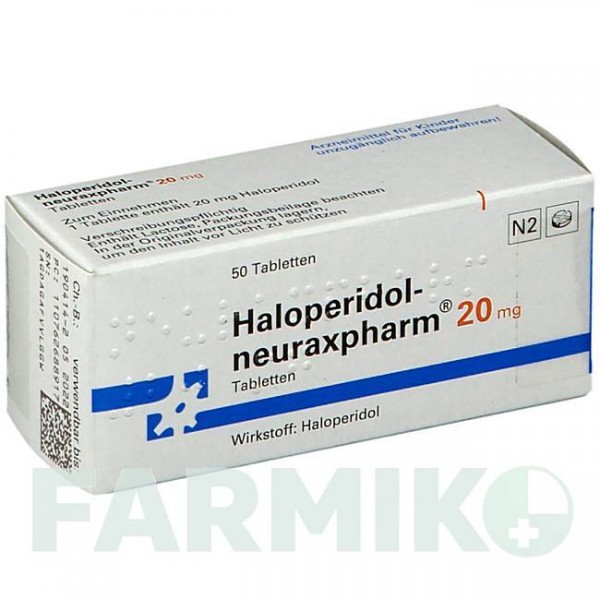 ГАЛОПЕРИДОЛ (HALOPERIDOL) 20 мг таблетки 20 шт - Галоперидол NEURAXPHARM