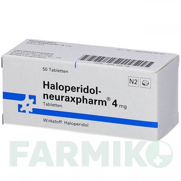 ГАЛОПЕРИДОЛ (HALOPERIDOL) 4 мг таблетки 50 шт - Галоперидол NEURAXPHARM