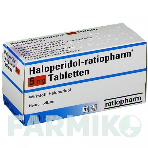 ГАЛОПЕРИДОЛ (HALOPERIDOL) 5 мг таблетки 100 шт - Галоперидол RATIOPHARM