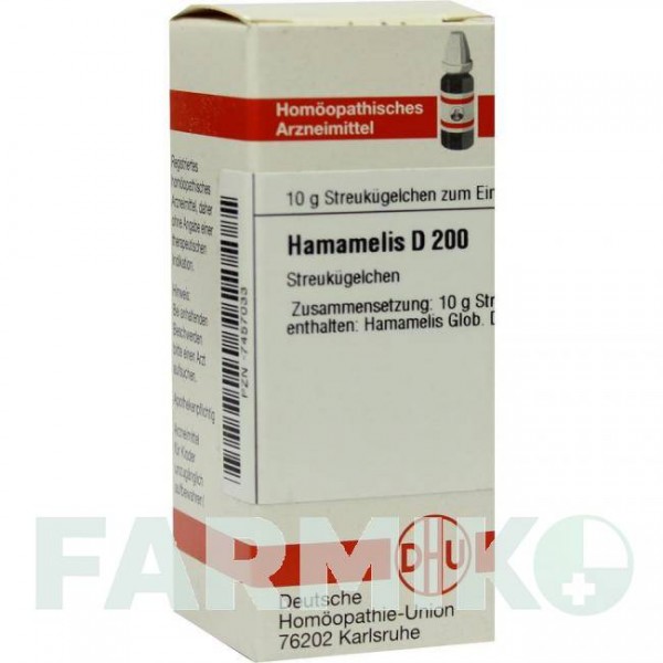 ХАМАМЕЛИС (HAMAMELIS) D 200 глобули 10 г - Гомеопатия DHU