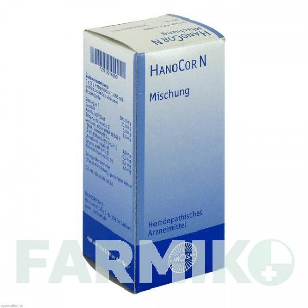 ХАНОКОР (HANOCOR) жидкость 50 мл - Гомеопатия HANOSAN
