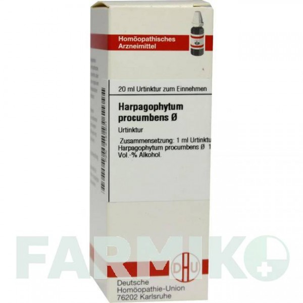 ХАРПАГОФІТУМ ПРОКУМБЕНС (HARPAGOPHYTUM PROCUMBENS) D 1 розчин 20 мл - Гомеопатія DHU