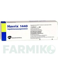 ХАВРИКС (HAVRIX) 1440 суспензия 10 шт - Гепатит А инактивированный вирус GLAXOSMITHKLINE