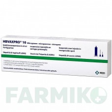 ХБВАКСПРО (HBVAXPRO) 10 мкг суспензия 1 мл - Гепатит В очищенный антиген MSD