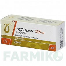 ГХТ (HCT) 12,5 мг таблетки 50 шт - Гидрохлоротиазид DEXCEL PHARMA