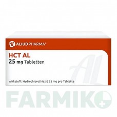 ГХТ (HCT) 25 мг таблетки 100 шт - Гідрохлоротіазид ALIUD PHARMA