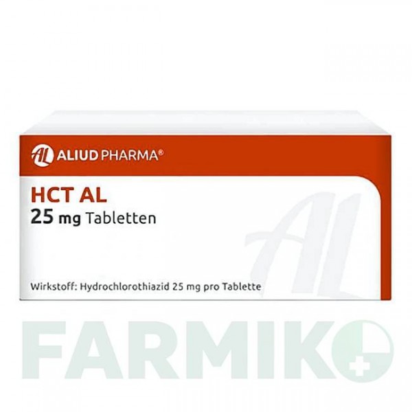 ГХТ (HCT) 25 мг таблетки 100 шт - Гідрохлоротіазид ALIUD PHARMA