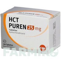 ГХТ (HCT) 25 мг таблетки 100 шт - Гидрохлоротиазид PUREN PHARMA