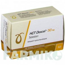 ГХТ (HCT) 50 мг таблетки 100 шт - Гідрохлоротіазид DEXCEL PHARMA