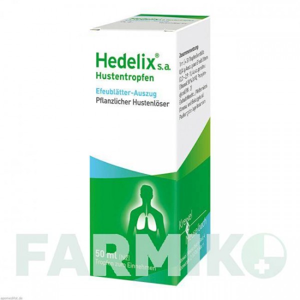 ГЕДЕЛИКС (HEDELIX) капли 50 мл - Листья плюща KREWEL MEUSELBACH