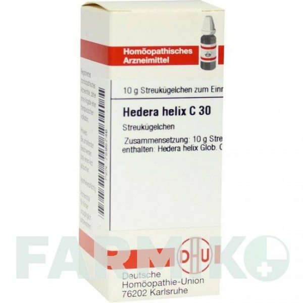 ХЕДЕРА ХЕЛИКС (HEDERA HELIX) C 30 глобули 10 г - Гомеопатия DHU