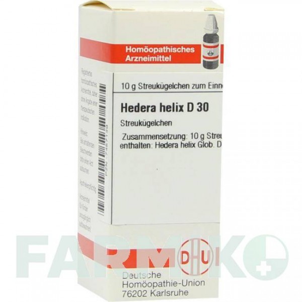 ХЕДЕРА ХЕЛИКС (HEDERA HELIX) D 30 глобули 10 г - Гомеопатия DHU