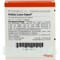ГЕКЛА ЛАВА (HEKLA LAVA) ампулы 10 шт - Гомеопатия BIOLOGISCHE HEILMITTEL HEEL