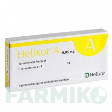 ХЕЛИКСОР (HELIXOR) 0,01 мг ампулы 8 шт - Омела HELIXOR HEILMITTEL