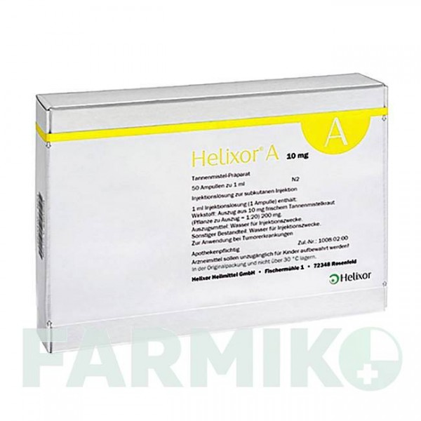 ХЕЛИКСОР (HELIXOR) 10 мг ампулы 50 шт - Омела HELIXOR HEILMITTEL