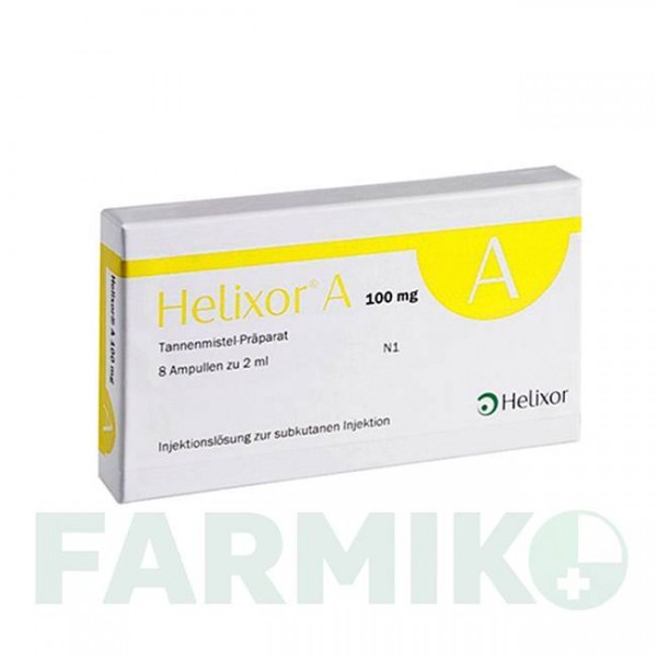 ХЕЛИКСОР (HELIXOR) 100 мг ампулы 8 шт - Омела HELIXOR HEILMITTEL