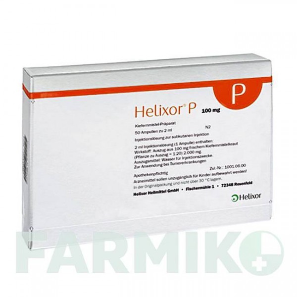 ХЕЛИКСОР (HELIXOR) 100 мг ампулы 50 шт - Омела HELIXOR HEILMITTEL